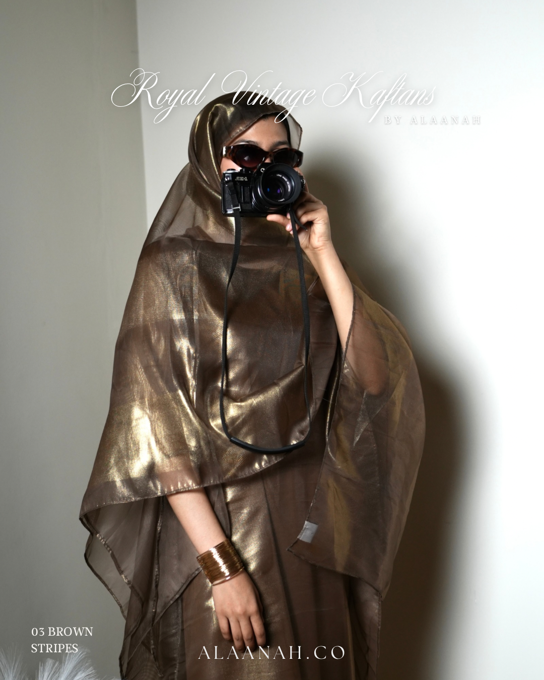 VK03 | Brown Stripes | Royal Vintage Kaftan
