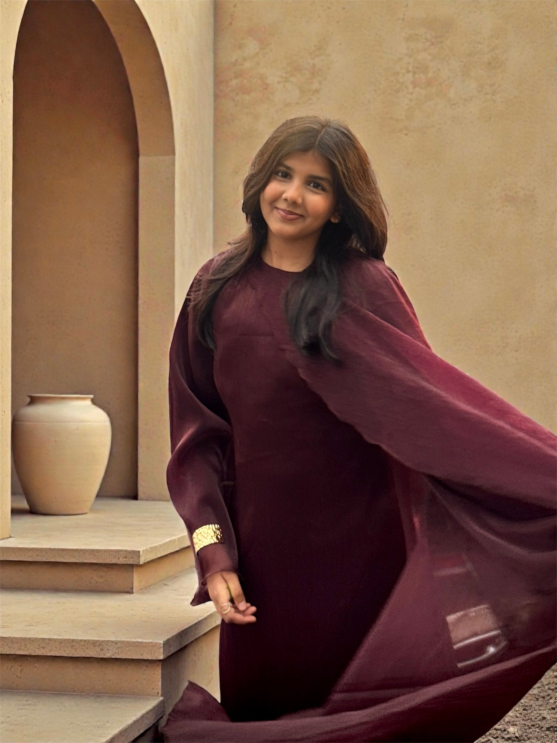 Hima Cape Dress