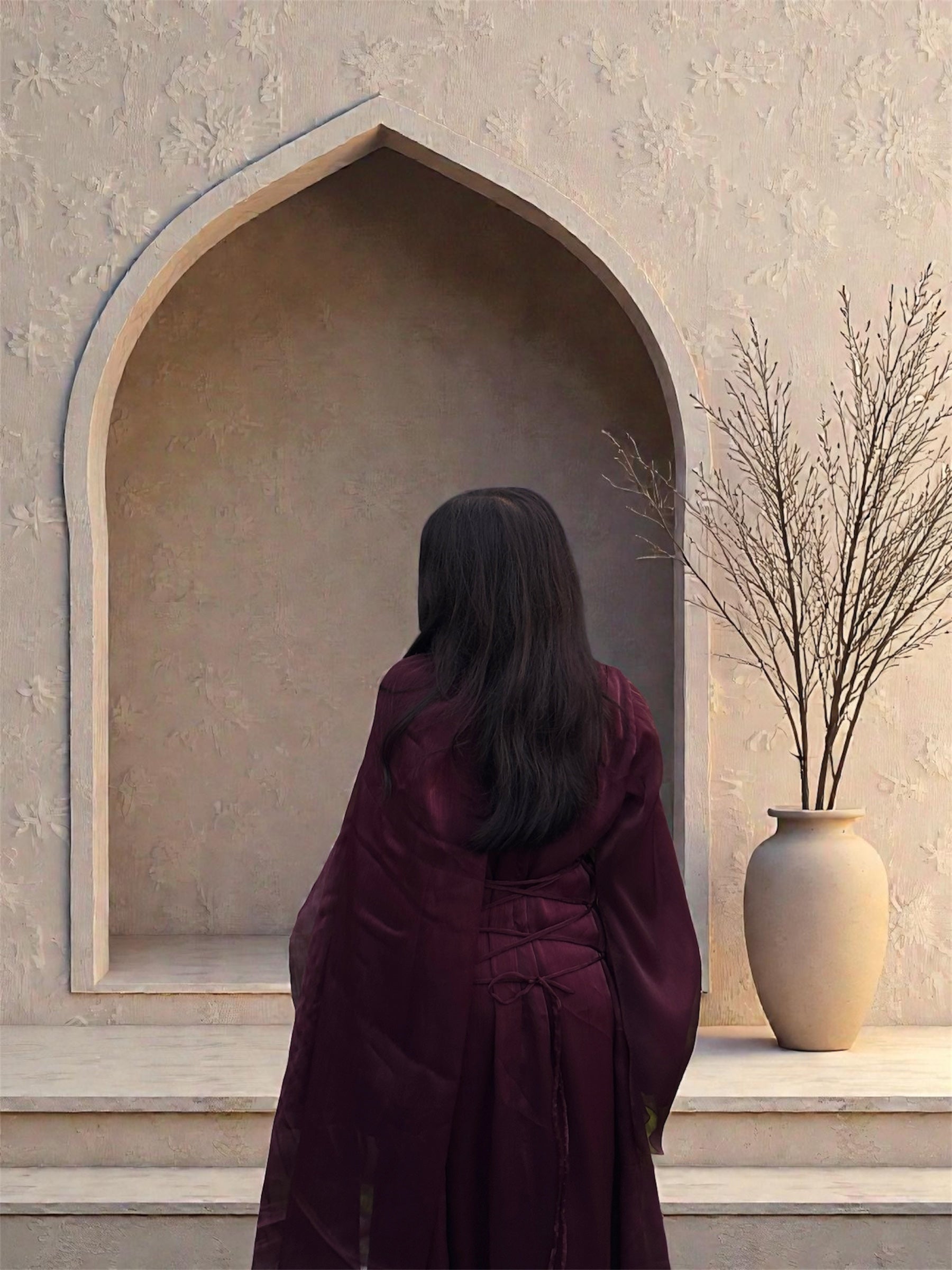 Hima Cape Dress