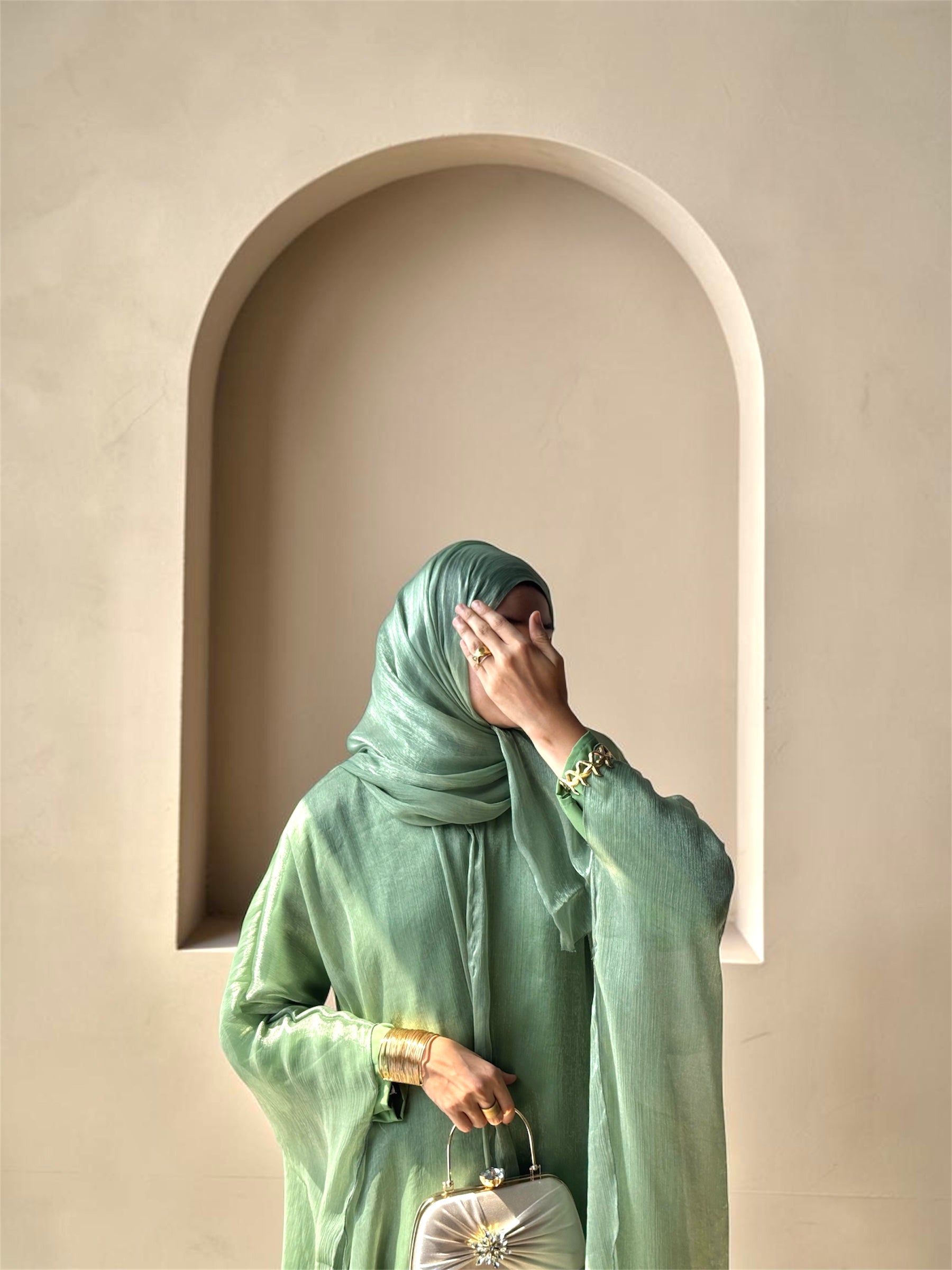 Abaya Imah | Sage Green