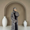 V02 Animal Printed Abaya | Vintage Collection