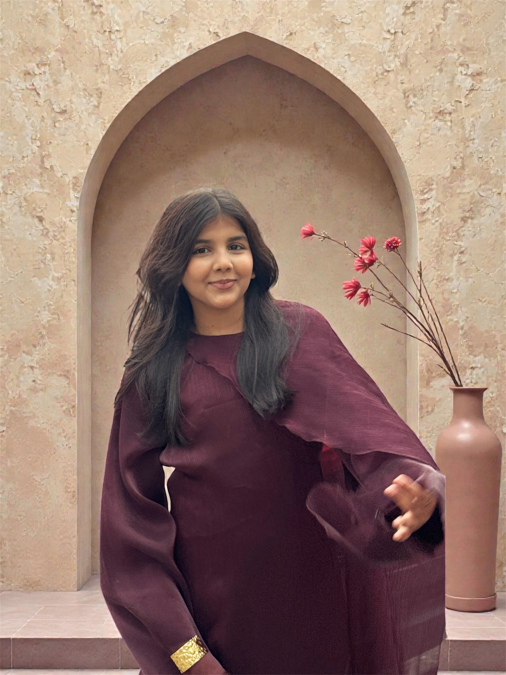 Hima Cape Dress