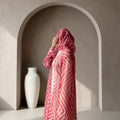 S06 Candy Stripe Printed Abaya| Summer Collection