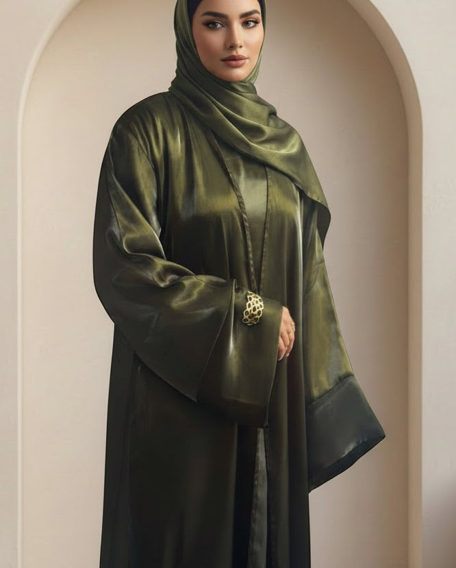 Abaya Miyah luxe Olive Green