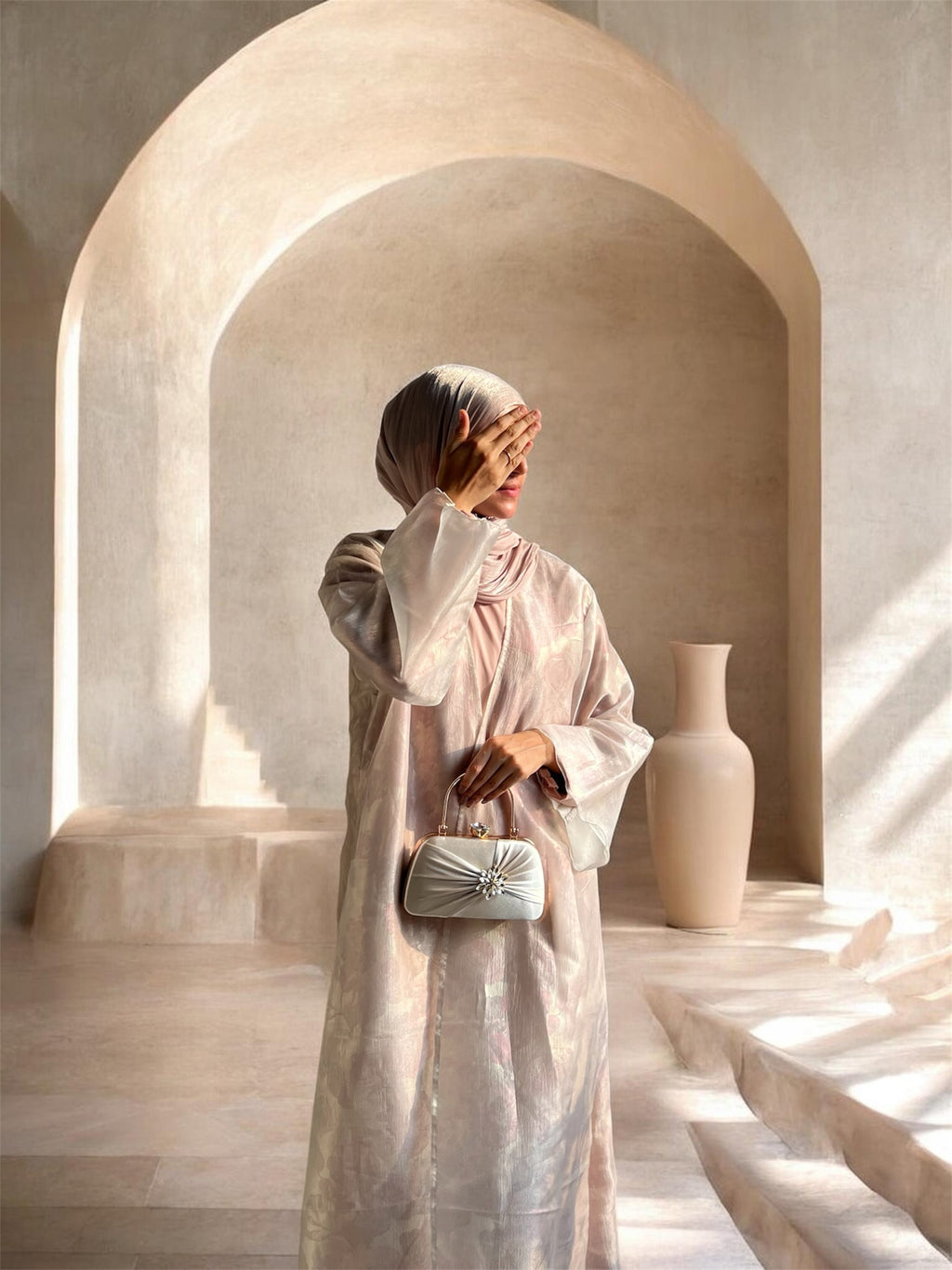 05 Hyacinth Petal Pink| Bridgerton Abaya