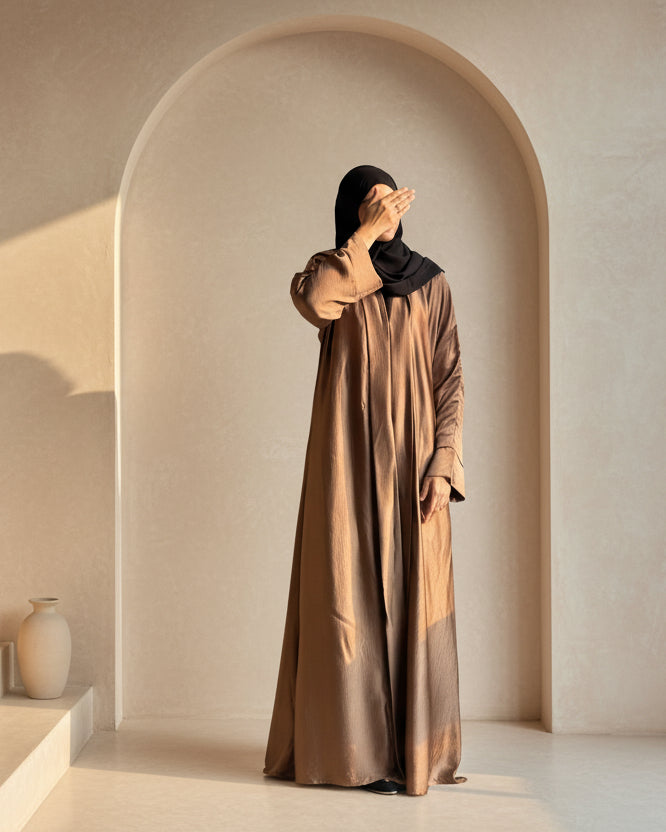 Abaya Safah- Brown