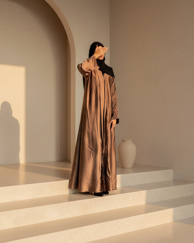Abaya Safah- Brown