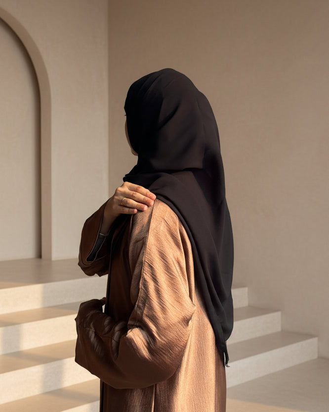 Abaya Safah- Brown