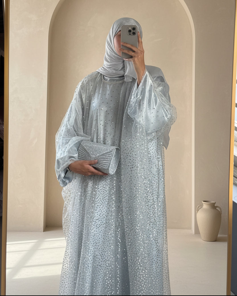 Abaya Arwa - Ice Grey