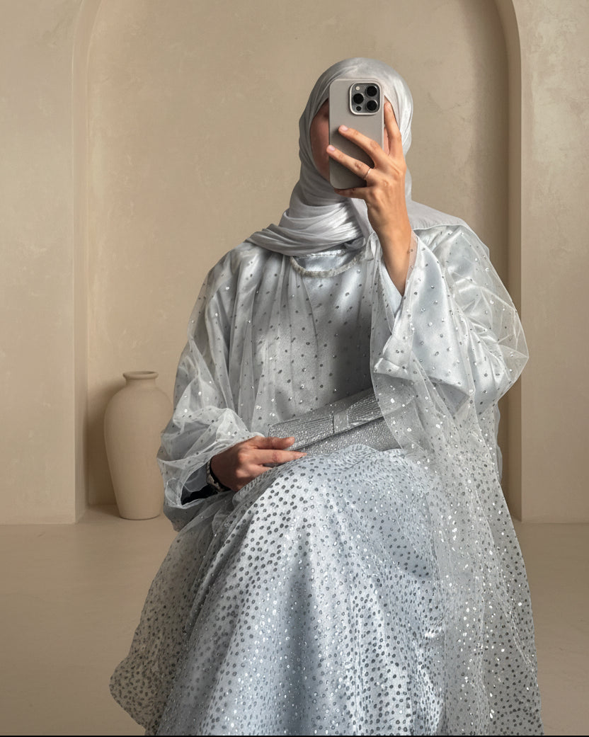 Abaya Arwa - Ice Grey