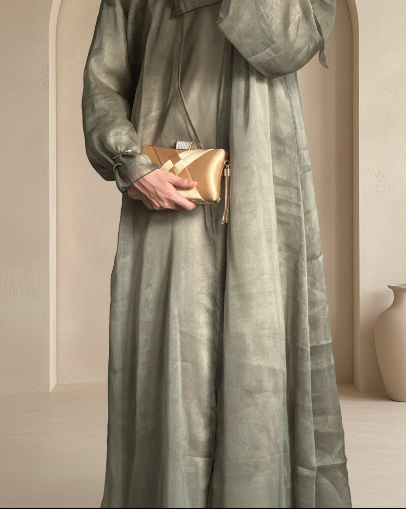 21 Lady Danbury Forest Green- Bridgerton Abaya