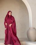 Abaya Imah- Royal Red
