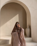 Abaya Imah Luxe- Champagne Beige