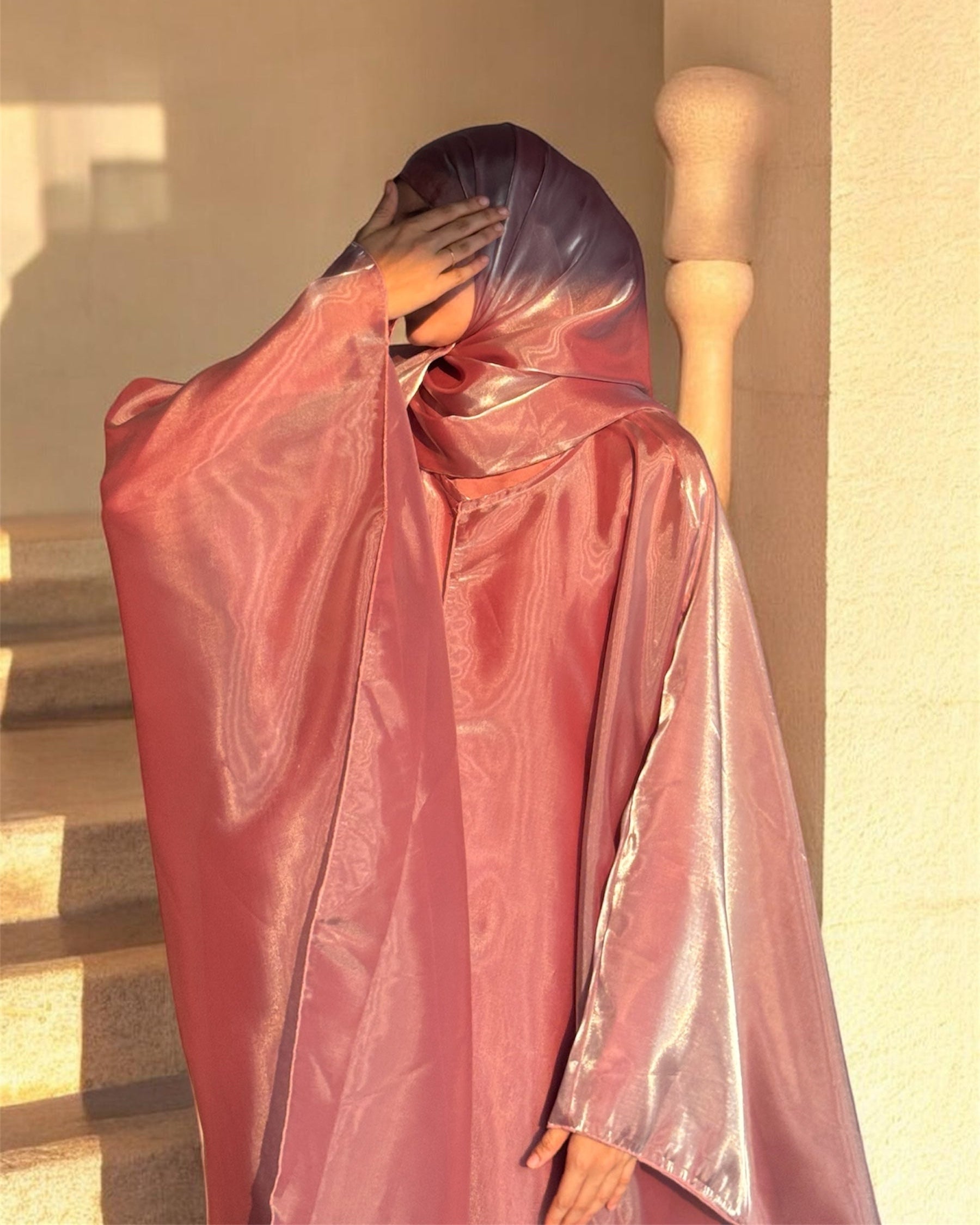 Abaya Imah- Soft Pink