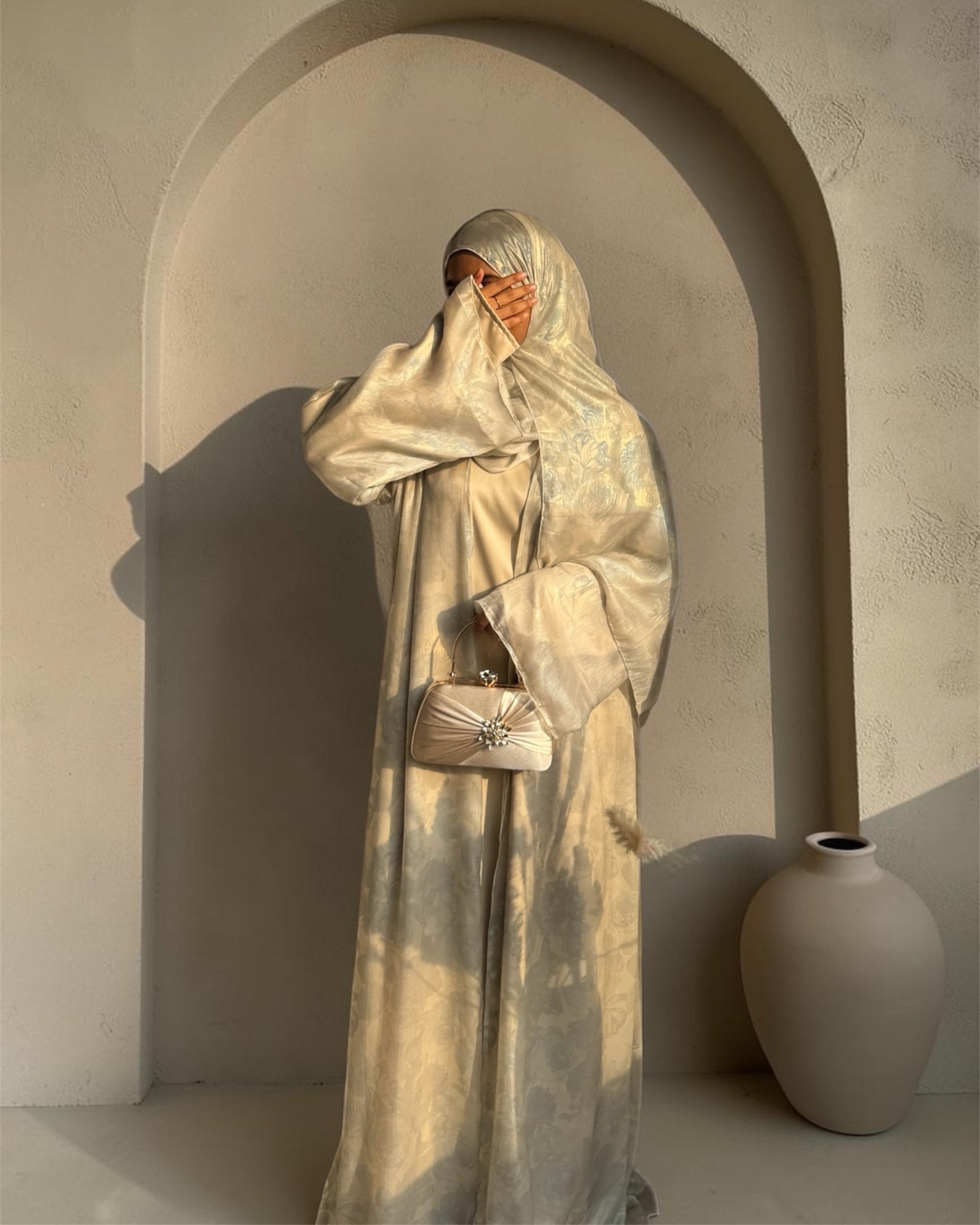 15 Eloise Dusty Blue | Bridgerton Abaya